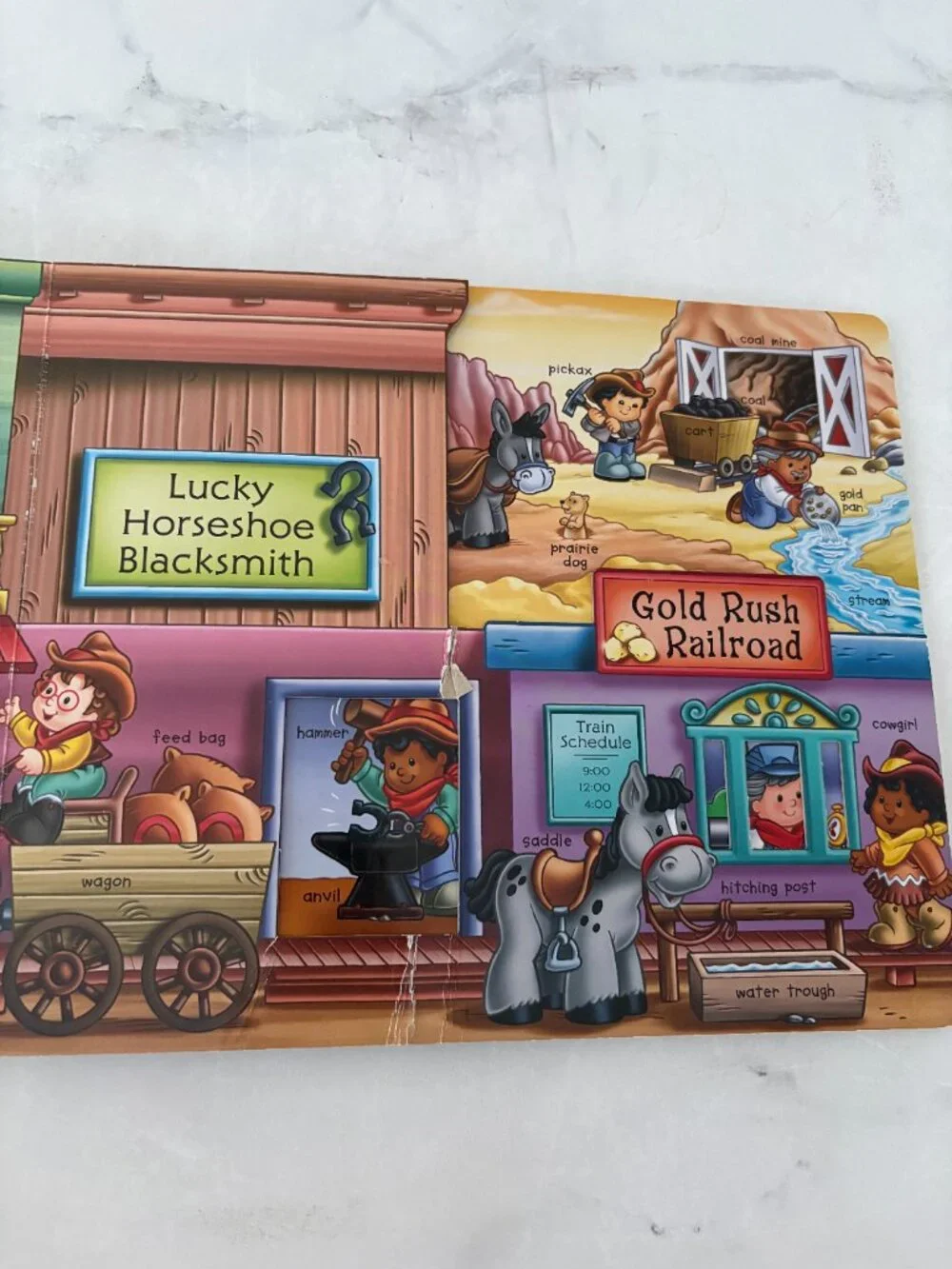 Fisher Price Little People bundle of 4 board books